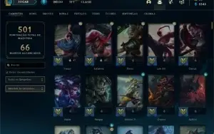 Conta Full (153 campeões +124 skins) (Itens raros)