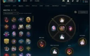 Conta LOL lv388, 88 skins, unranked. 2600 RP