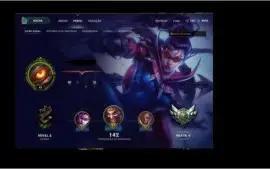 Conta lol com 45 campeoes e 26 skins