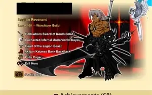 Conta AQW - 14k de acs + VH, LR, DoT, e outros hardfarms.