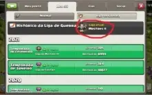 CLÃ NÍVEL 17 CLAN ÓTIMO HISTÓRICO GUERRAS LIGA MESTRE 2