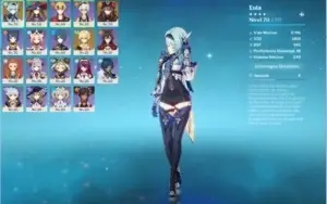 Eula + Itto + Hutao + Mona (+15 4*) - AR 43 - NADA CONSUMIDO