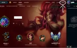 Conta lol Diamante V