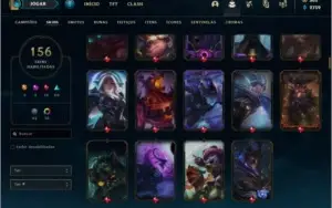 CONTA COM 156 SKINS (3 ULTIMATE + 2 PRESTÍGIOS)