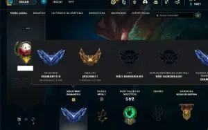 Conta diamante 2 com TODOS os champs e 366 Skins +1 rara