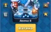 Conta clash Royale nv9 com lendária, arena 8 + cv8 recém COC