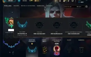 Platina 4 com 150 Champs e 112 Skins ( ADC / MID )