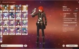 Conta Genshin PC/Mobile AR 53