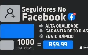 🚀[PROMOÇÃO]✨ SEGUIDORES + CURTIDAS PÁGINA FACEBOOK R$9,99