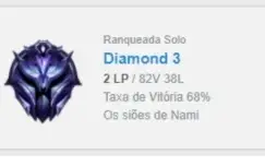 Contas Diamante com MMR bom