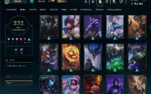 Bronze 3 com TODOS os champs e 232 Skins + 1650 RP