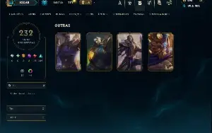 Bronze 3 com TODOS os champs e 232 Skins + 1650 RP