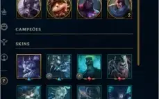 Conta  de LOL com Muitas skins e ouro 4