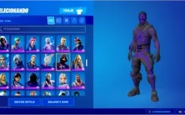 Conta Fortnite Caveirao Roxo