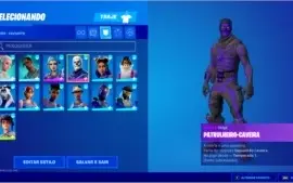 Conta Fortnite Caveirao Roxo