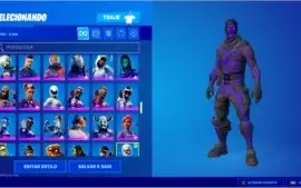 Conta Fortnite Caveirao Roxo