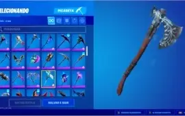 Conta Fortnite Caveirao Roxo
