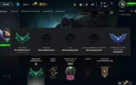 Conta de League Of Legends Nível 352/132 Skins/151 Campeões