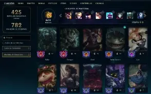 Conta de League Of Legends Nível 352/132 Skins/151 Campeões