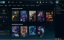 CONTA SEASON 1 COM SKIN RARA DA KAYLE E MAIS