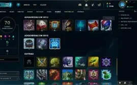 CONTA SEASON 1 COM SKIN RARA DA KAYLE E MAIS