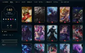 Conta lol MMR alto e várias skins