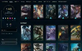 Conta lol MMR alto e várias skins
