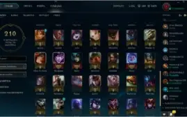 Conta Gold 3 (70 skins, 12 páginas de runas)