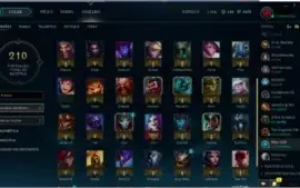 Conta Gold 3 (70 skins, 12 páginas de runas)