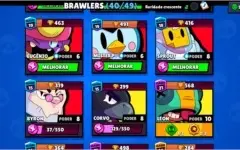 Conta brawl quase completa barata