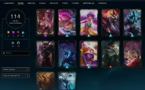 Conta de lol com quase todas as skins da Kayle