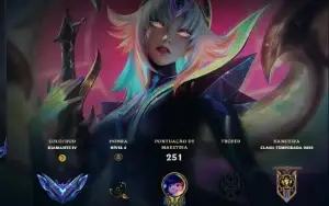 Conta de lol com quase todas as skins da Kayle
