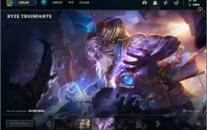 Conta com Ryze Triunfante Ouro 3