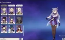 Conta nivel 30 Xiao, Mona e Keqing