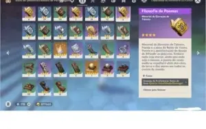 AR53 XIAO, DILUC C1, VENTI, MONA, KEQING C2,  4 ARMAS 5*