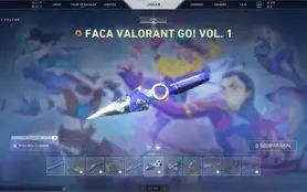 Conta Valorant Platina 3 com muitas skins e facas