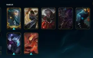 Todos os champs + 187 skins + 171 emotes (único dono)