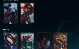 Todos os champs + 187 skins + 171 emotes (único dono)