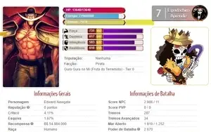 Conta Kaizoku project, gura gura tier0,set vip