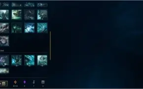 Conta top com 26 skins, 85 campeões. OURO 3 COM 1599 DE RP