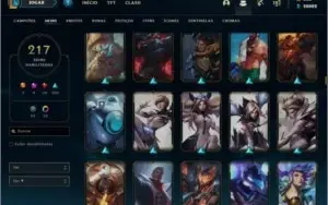 Conta de LoL com todos os personagense +200 skins