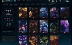 Conta de LoL com todos os personagense +200 skins