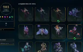 Conta com 12 anos de criação, mais de 200 skins