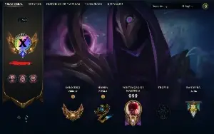 Conta com 12 anos de criação, mais de 200 skins