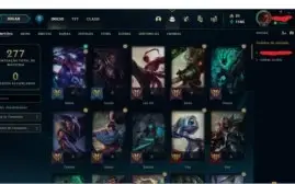 CONTA PLATINA 4 110 SKINS 56% DE WR
