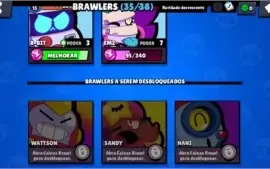 Conta Brawl Stars: Wattson e Megacaixas