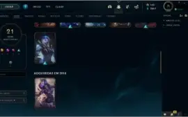 CONTA GRAOMESTRE DIVERSAS SKINS