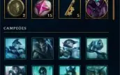 conta unranked league of legends - lvl 30!