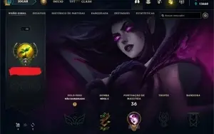 conta unranked league of legends - lvl 30!