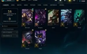 conta unranked league of legends - lvl 30!